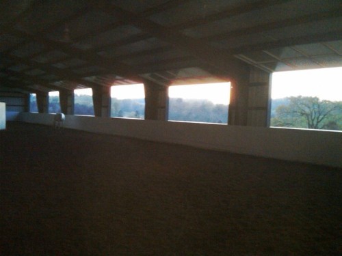 sunrise in the arena